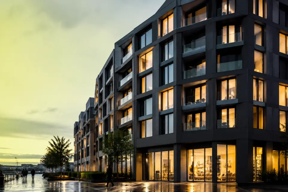 Contemporary European residential development